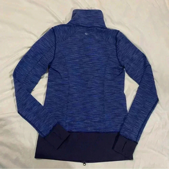 Lululemon Size  6 Luon Nice Asana Jacket Wee Are From Space Cadet Blue - Picture 2 of 11